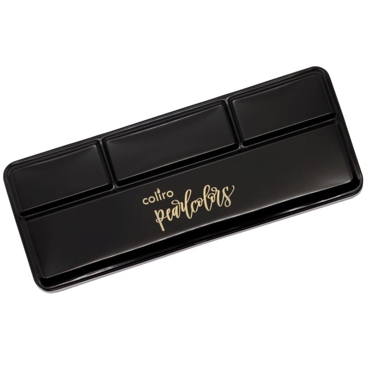 Metalllåda för 12 personer Coliro pärlfärger