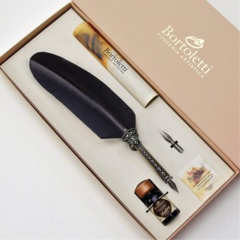 Buy luxury crown feather quill calligraphy gift set 2