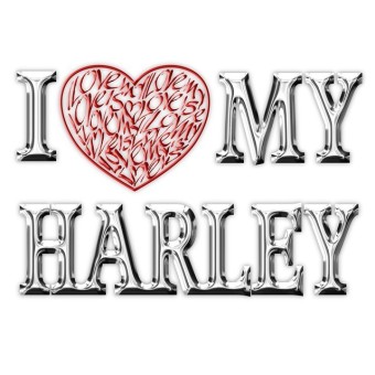 Jag älskar (hjärta) min motorcykel