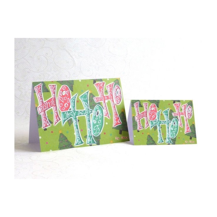 Ho Ho Ho - Tarjeta de Navidad