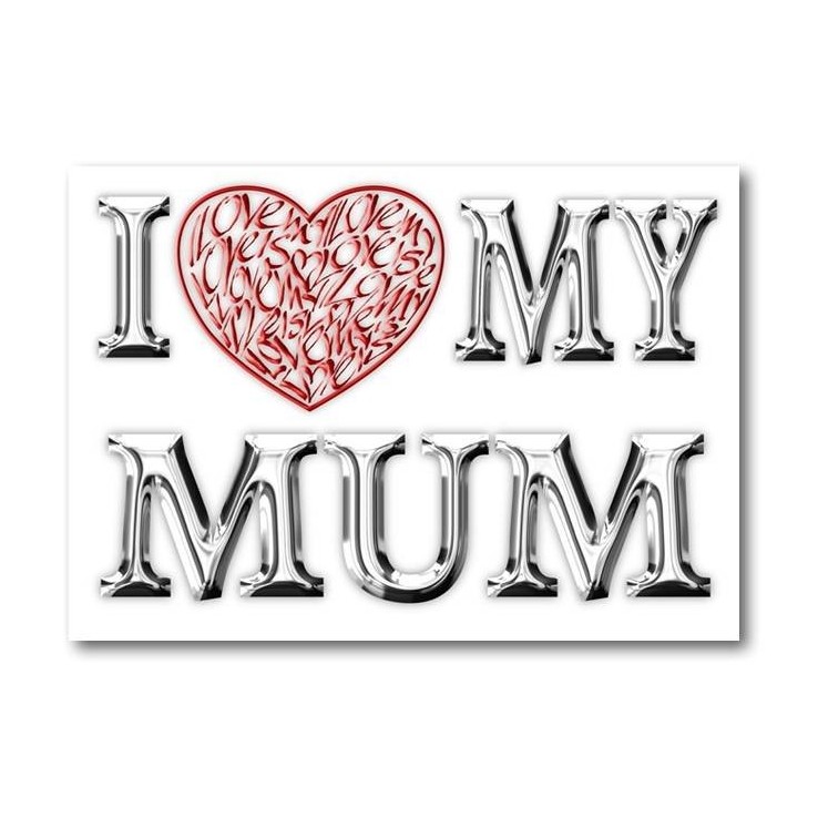 Amo (corazón) mi mamá