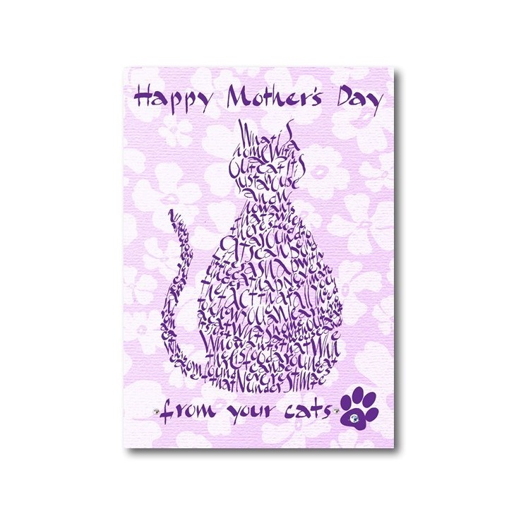 Buona festa della mamma dal tuo gatti