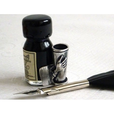 Stylo calligraphie plume noire - petit