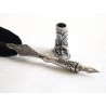 Black Feather Pen, Boot Holder & Ink