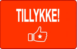 
			                        			Tillykke